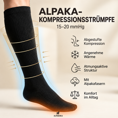 Alpaka-Kompressionsstrümpfe – ALPAKORA