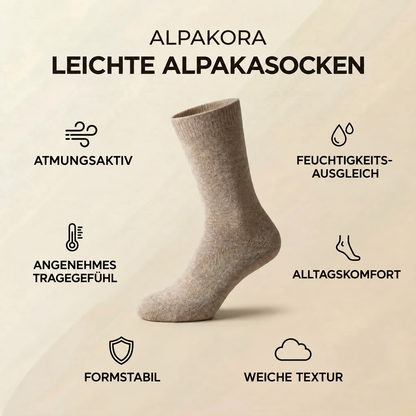 Leichte Alpakasocken – ALPAKORA