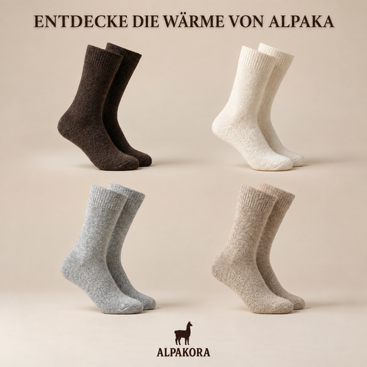 Alpaka-Wintersocken – ALPAKORA